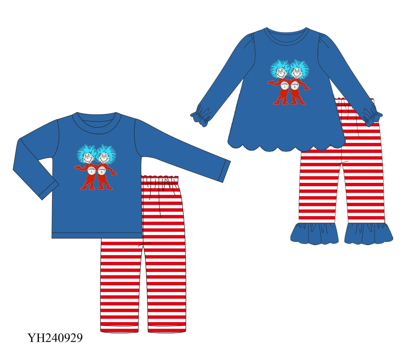 RTS all the things girls pant set only
