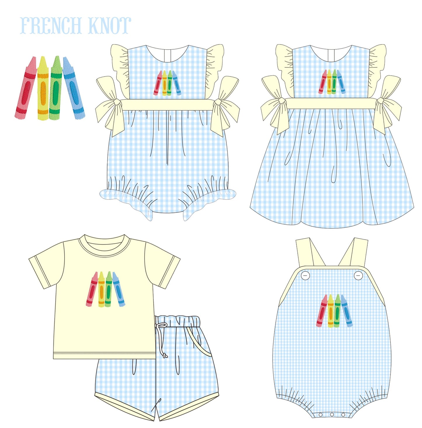 RTS French knot crayons
