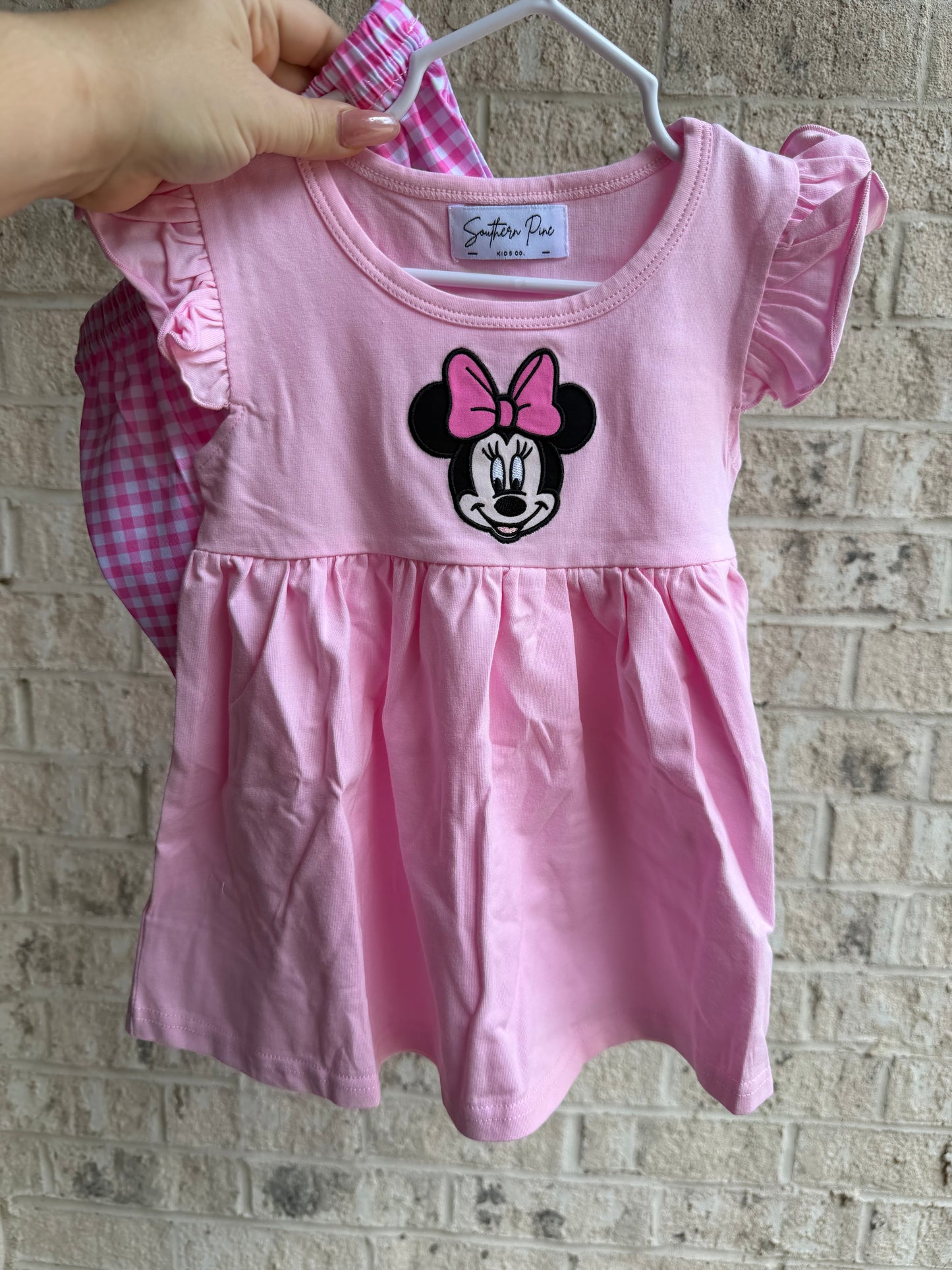 RTS pink mouse short set