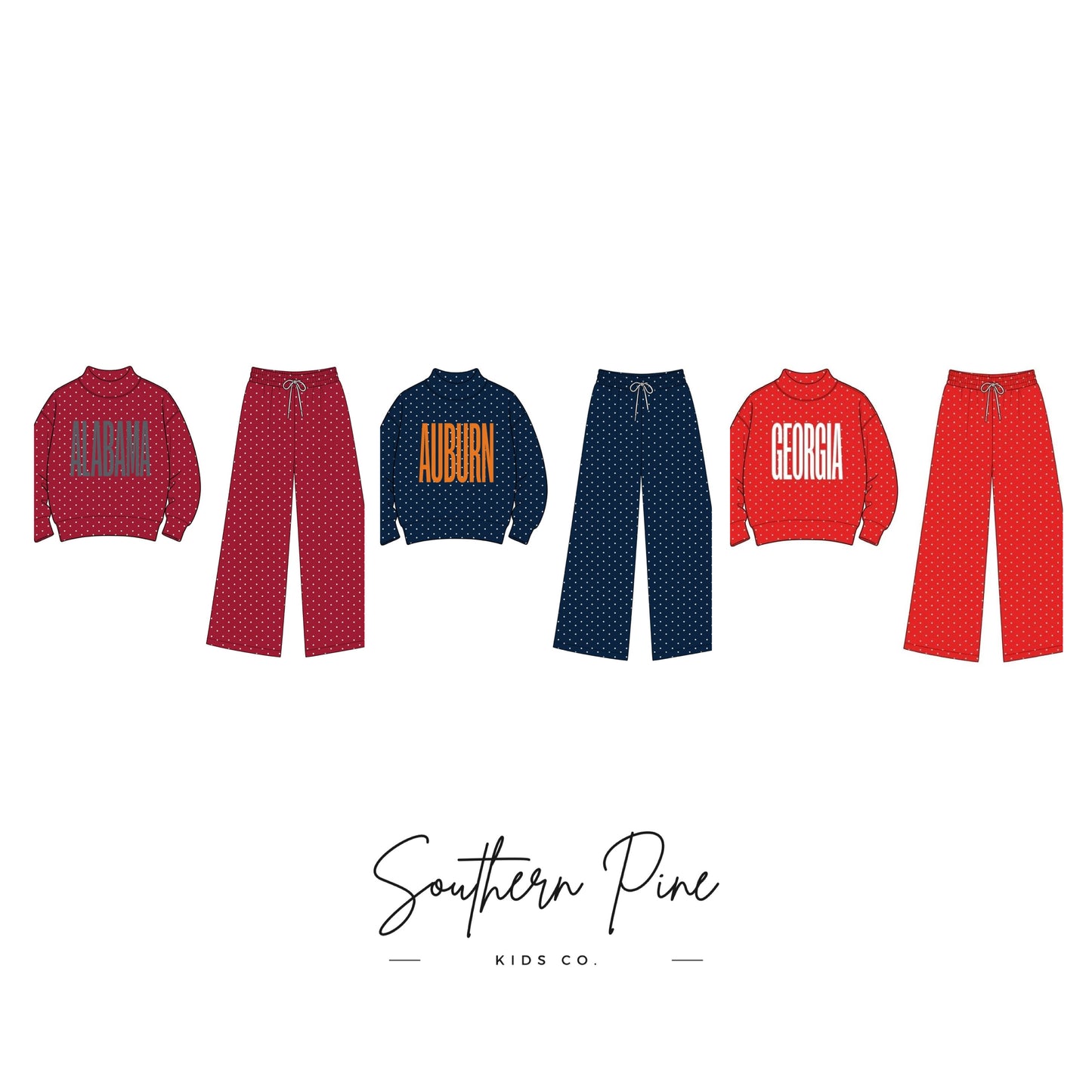 sweatshirt sets- collegiate