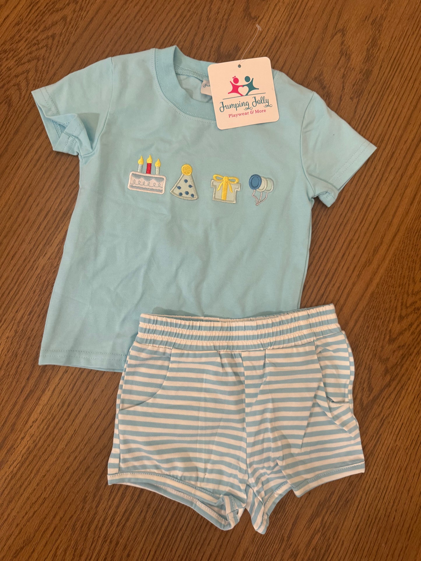 Jumping jolly boy short set
