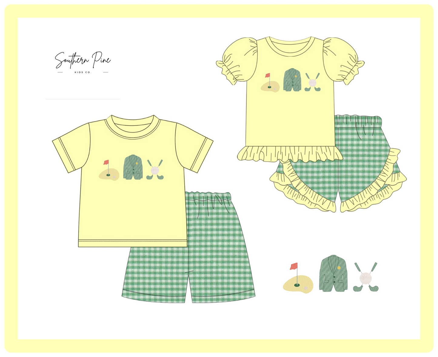 PO22 green jacket sibling match