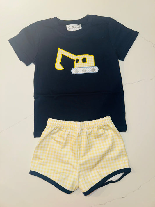 RTS construction cutie boys short sets