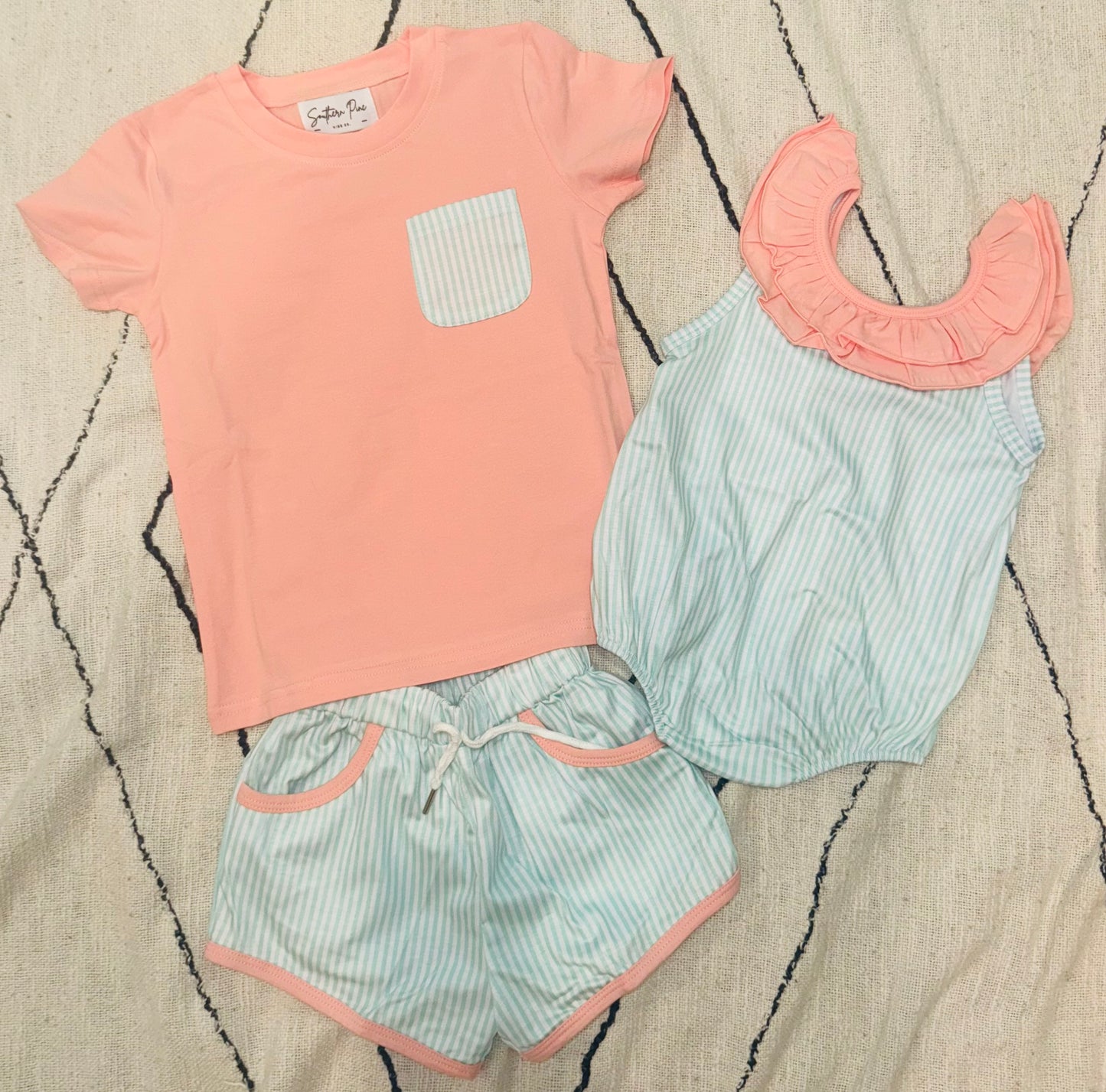 RTS striped summer sibling match