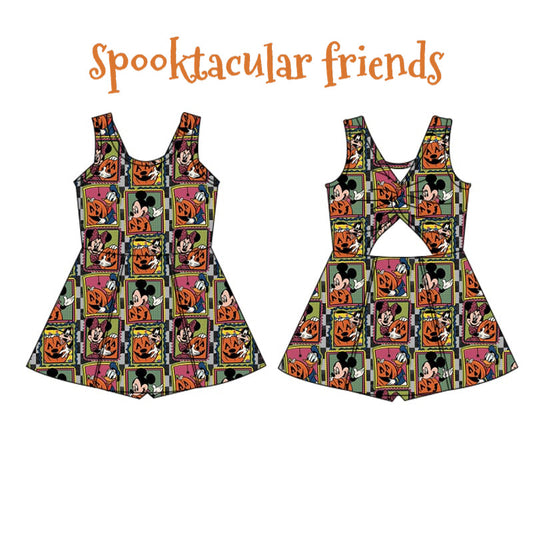 Girls spooky mouse athletic sets