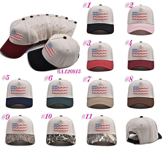 Embroidered USA hat