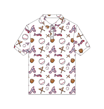 RTS EXTRAS Atlanta braves boys polo