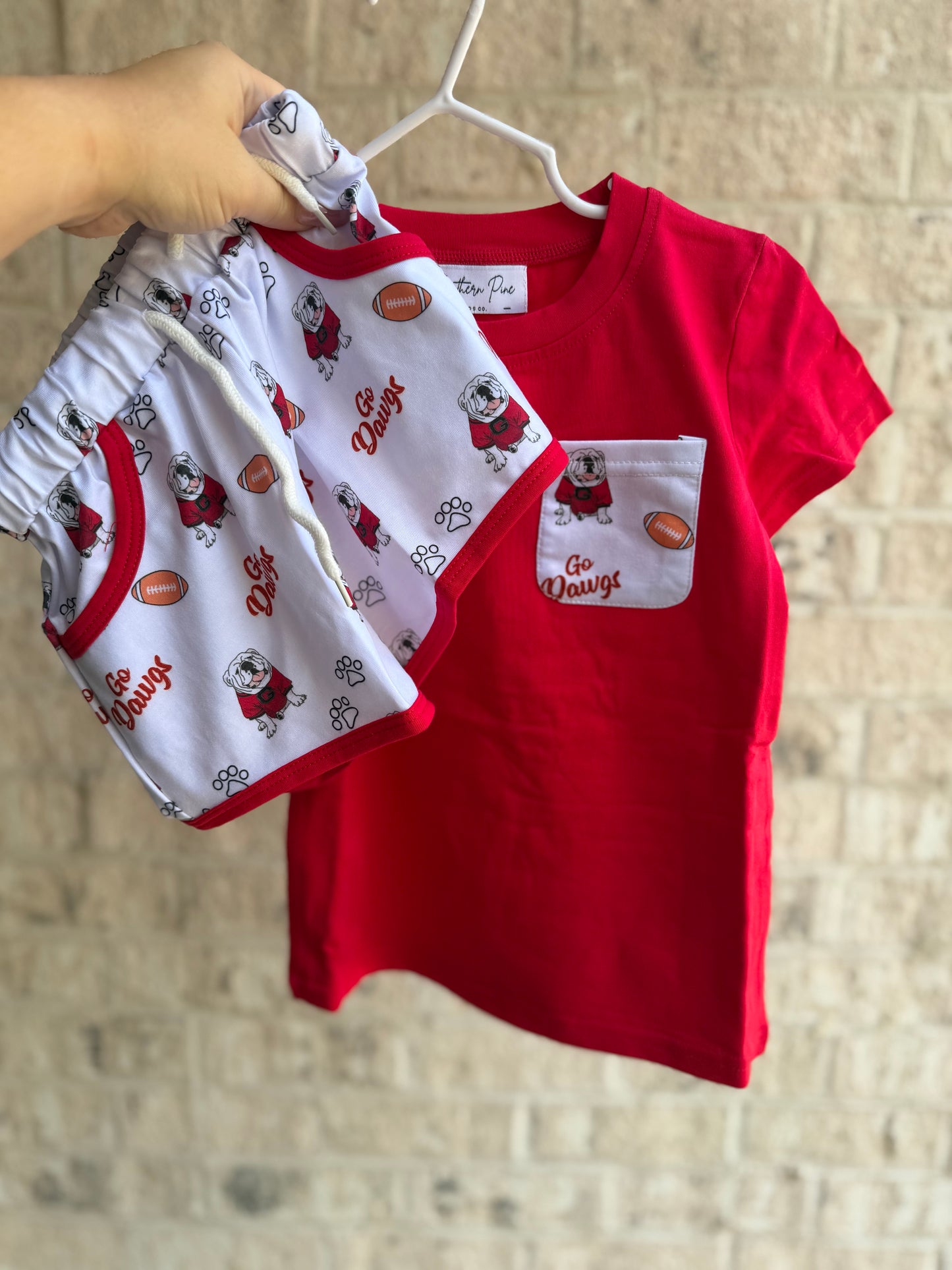 RTS go dawgs print sibling match