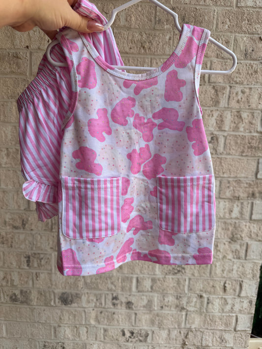 RTS frosted cookies girls short set