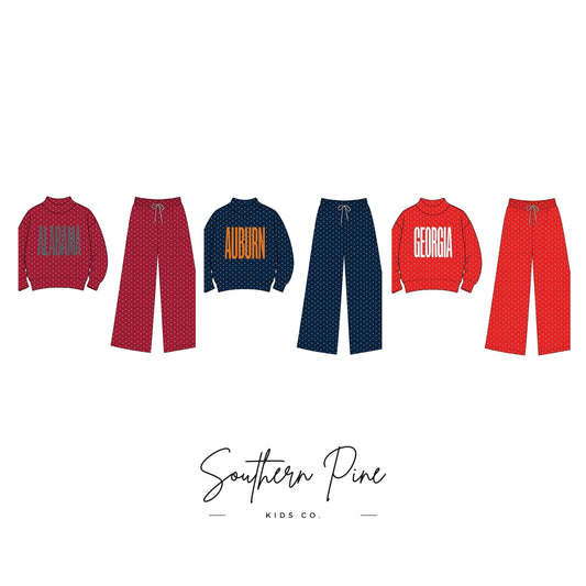 sweatshirt sets- collegiate