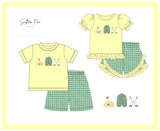 PO22 green jacket sibling match