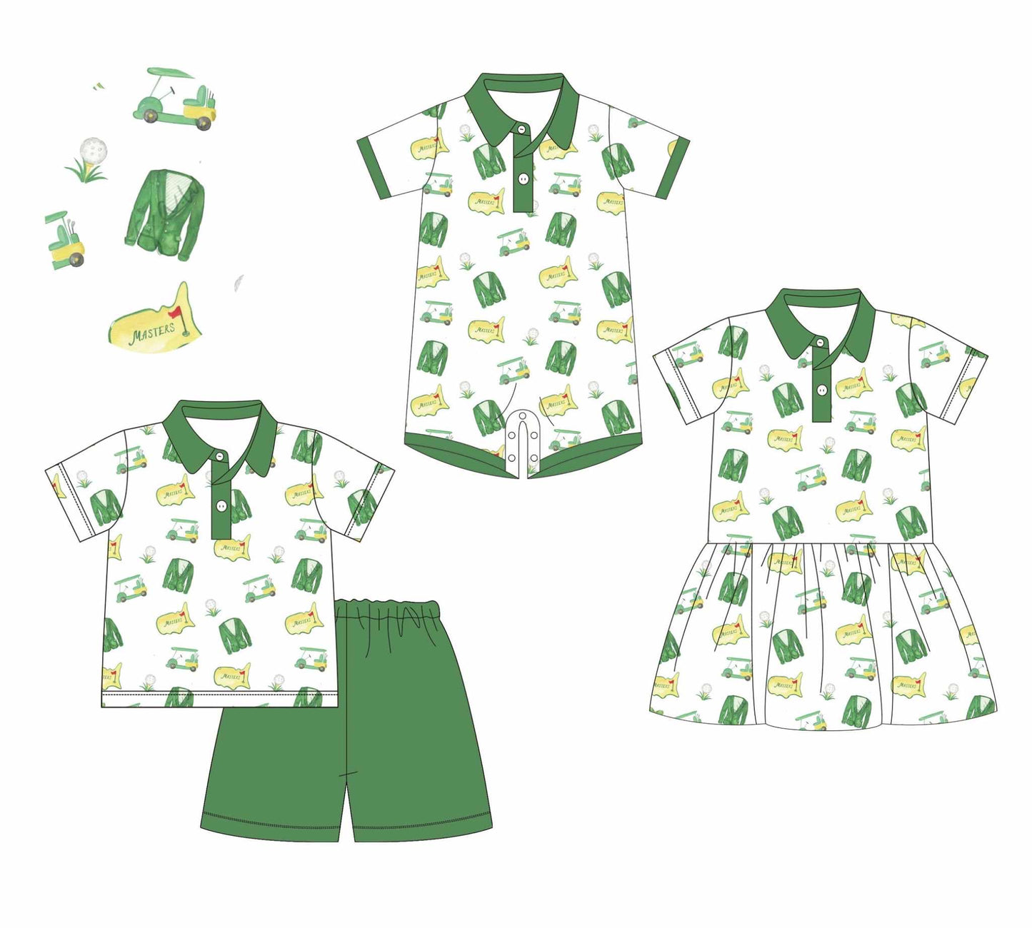 RTS boys short sets PO11 golf sets