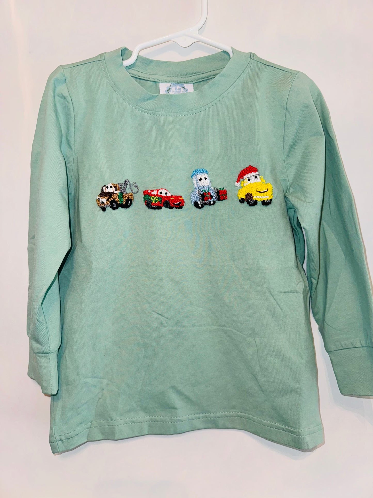 RTS French knot Cars shirt only