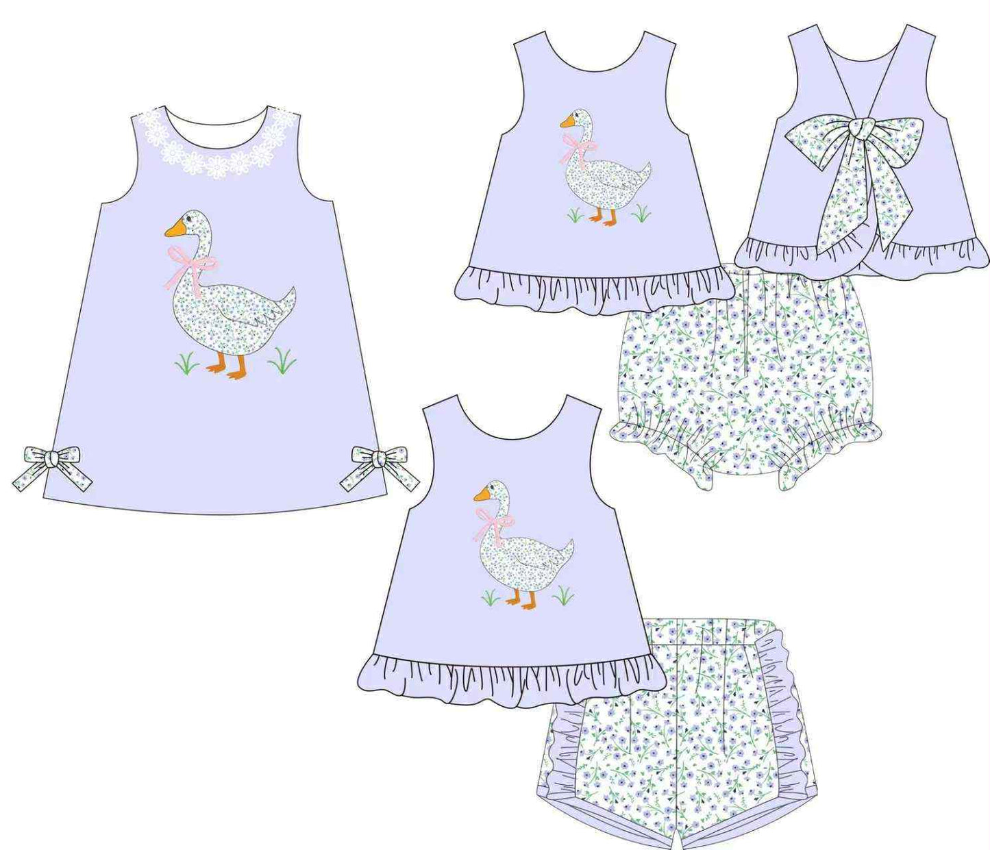 RTS silly goose girls dress only